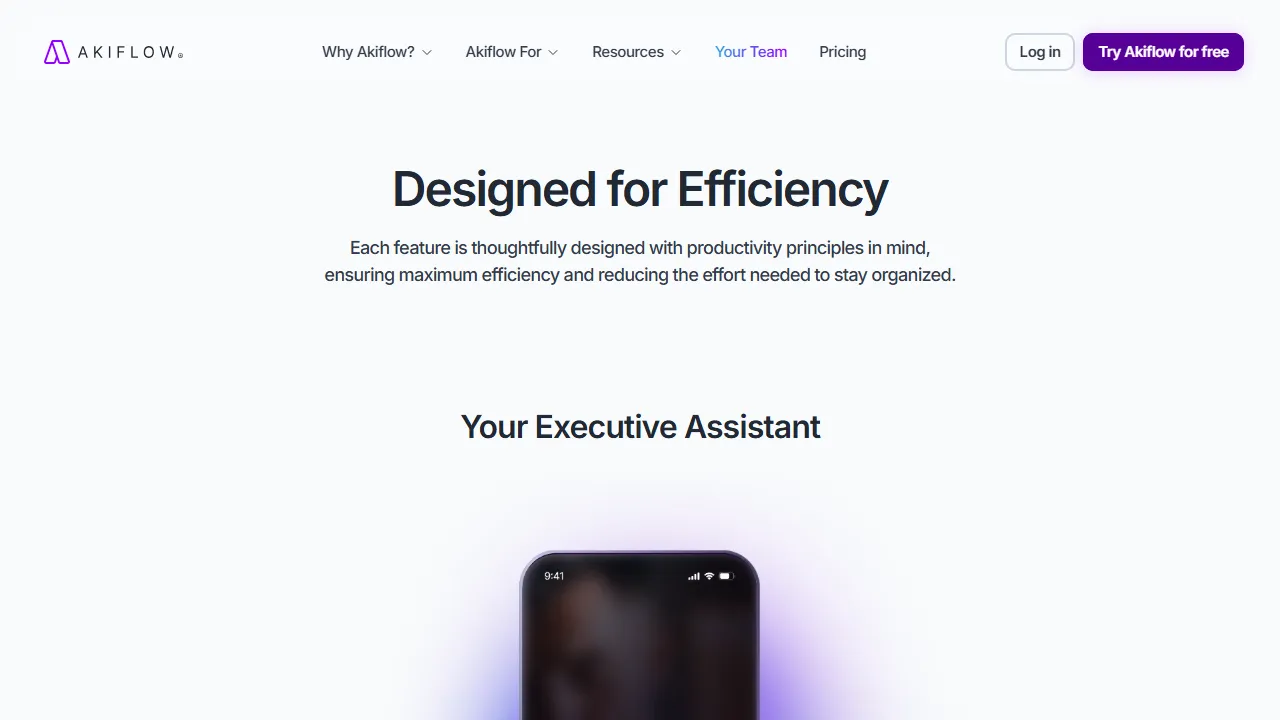 Akiflow features, productivity AI tool