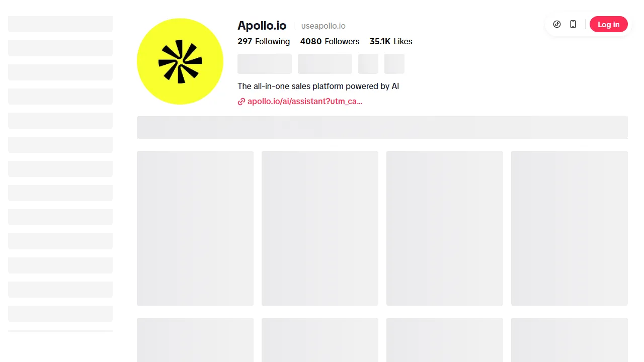 Apollo pricing page: plans and rates