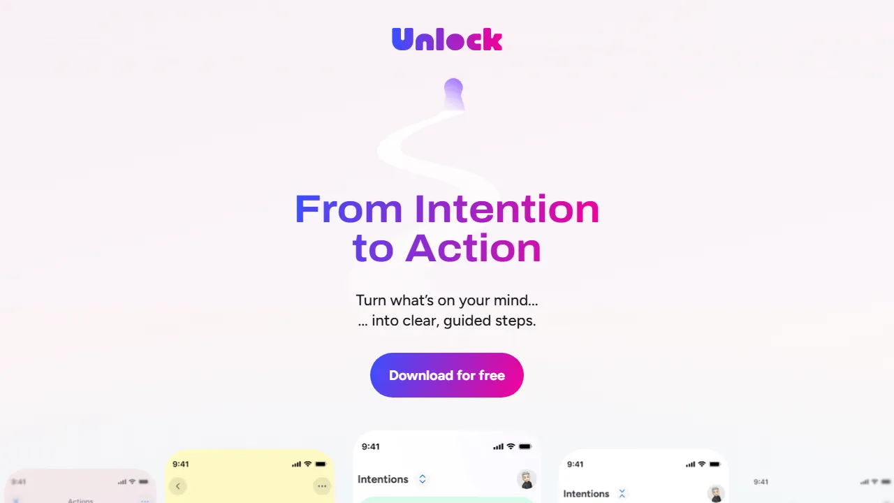 BeforeSunset homepage, productivity AI tool