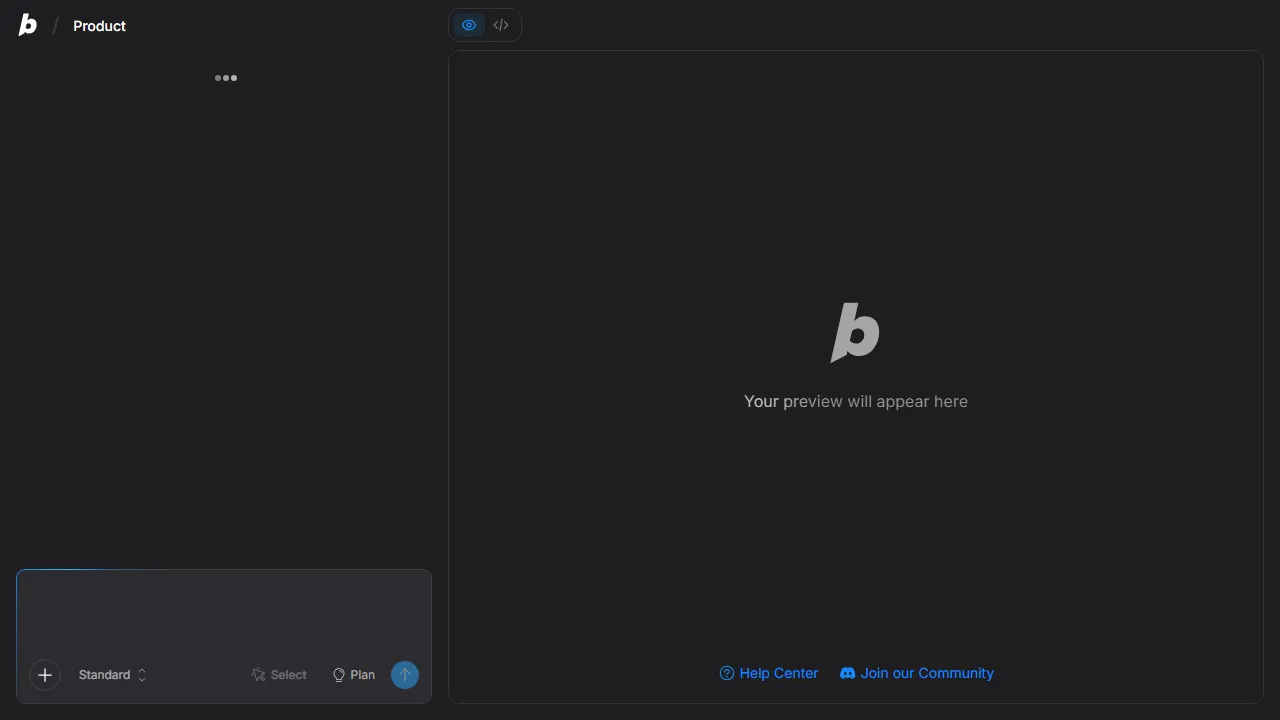 Bolt features, no-code AI tool