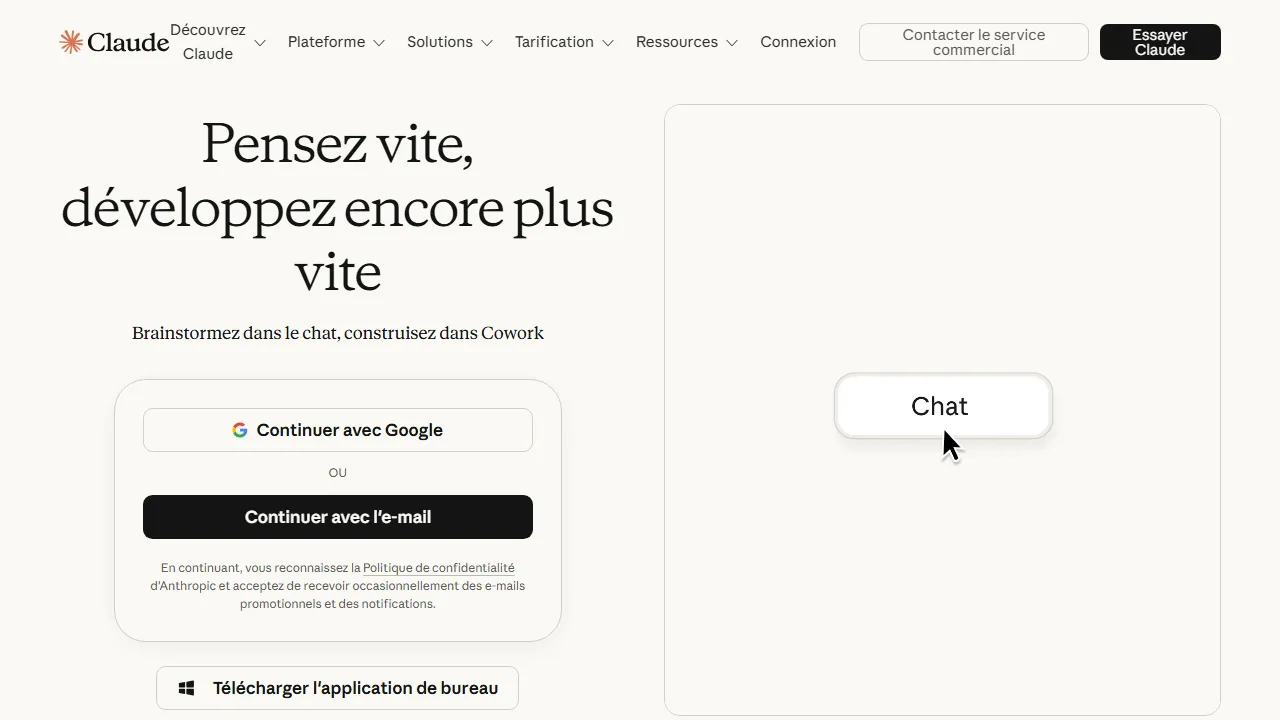 Claude homepage, chat & models AI tool