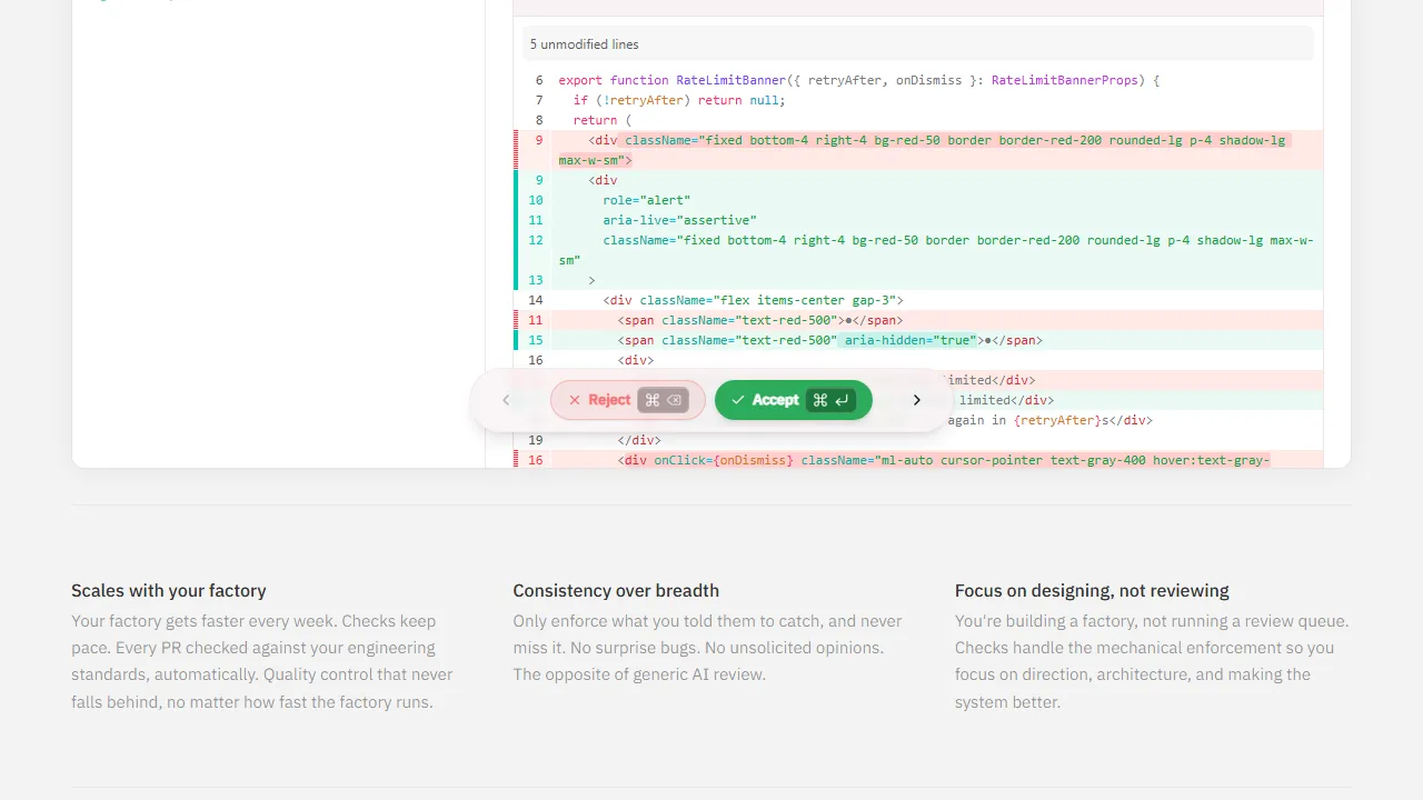 Continue homepage, code AI tool