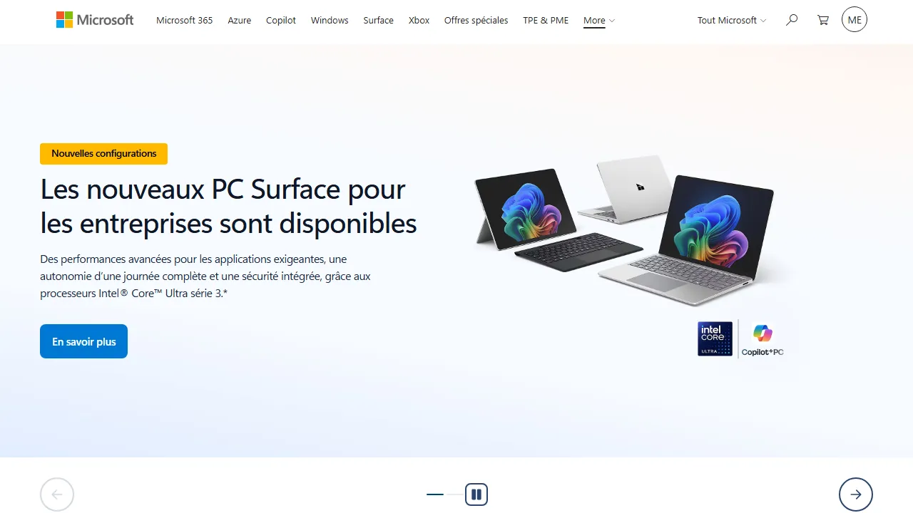 Copilot for PowerPoint homepage, presentation AI tool