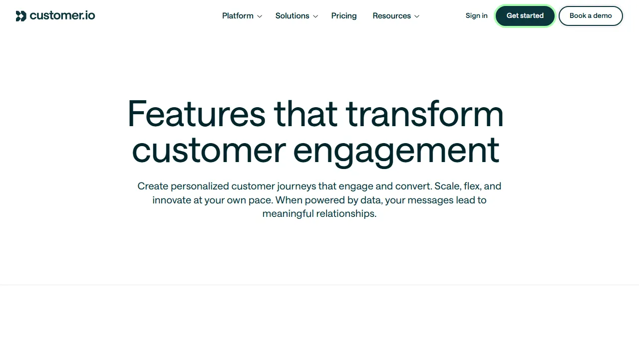 Customer.io AI features, marketing & seo AI tool