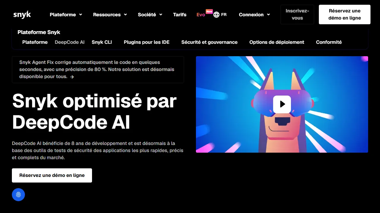 DeepCode Accueil