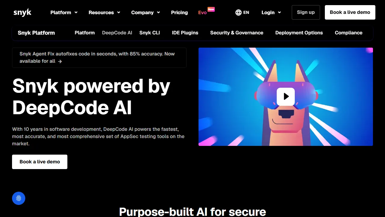 DeepCode pricing page: plans and rates