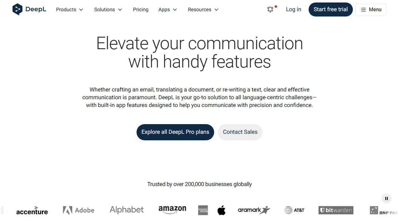 DeepL Write features, writing AI tool