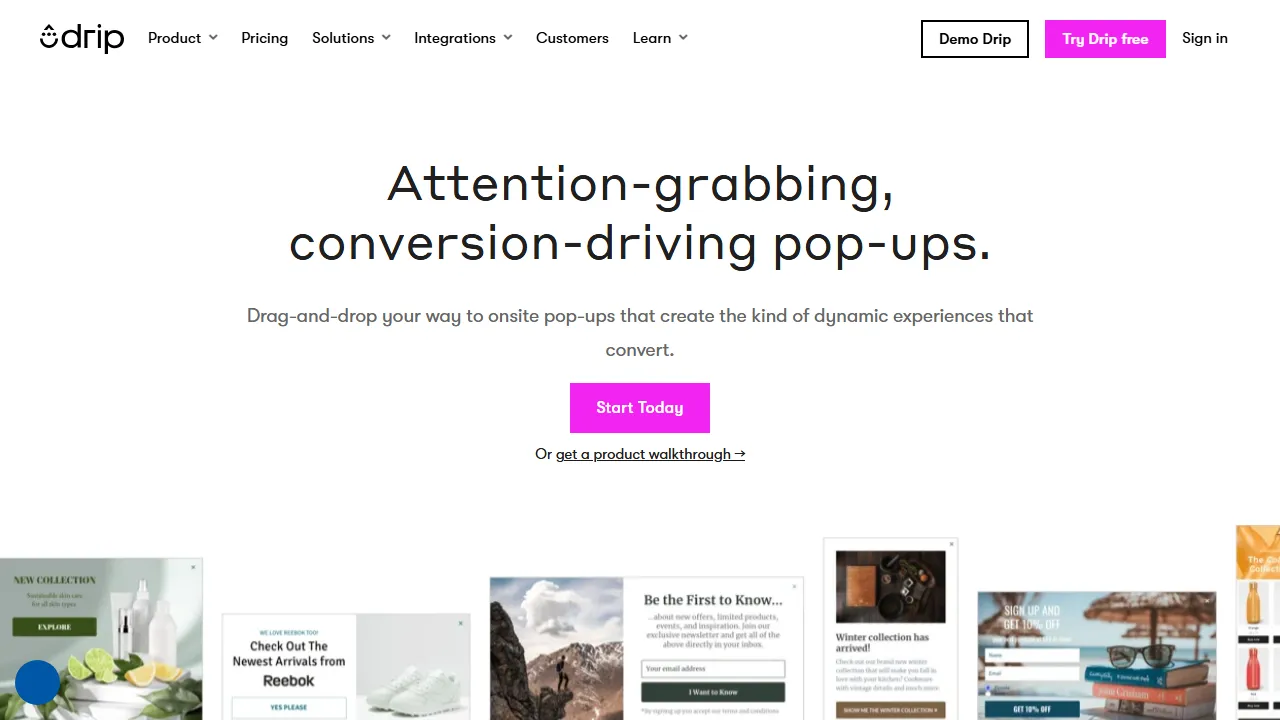 Drip AI features, marketing & seo AI tool