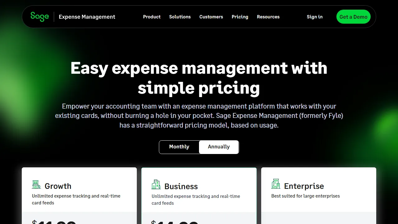 Fyle AI pricing page: plans and rates