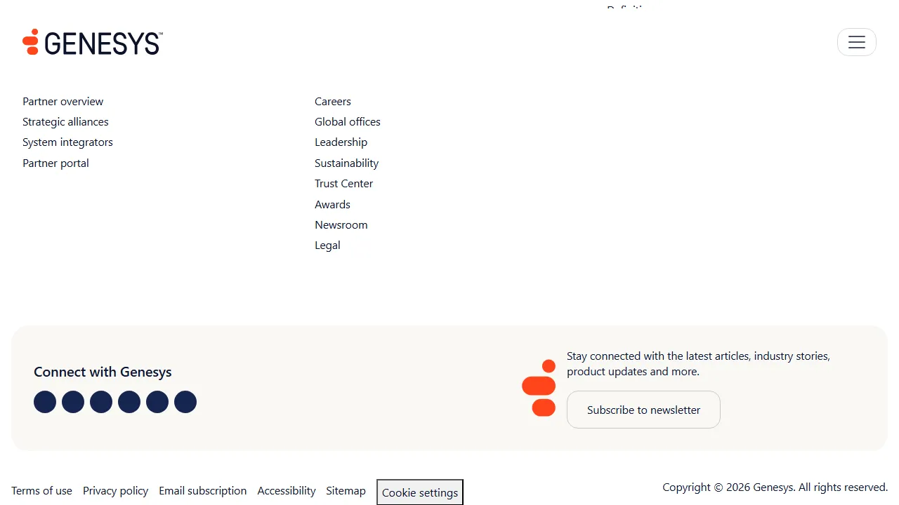 Genesys AI pricing page: plans and rates