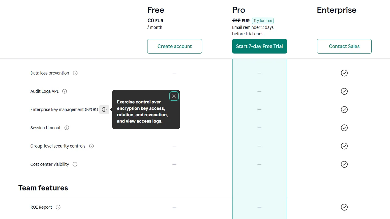 Grammarly pricing page: plans and rates