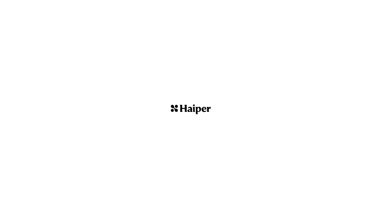 Haiper homepage, video AI tool