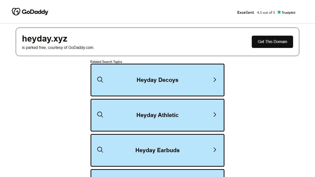 Heyday pricing page: plans and rates