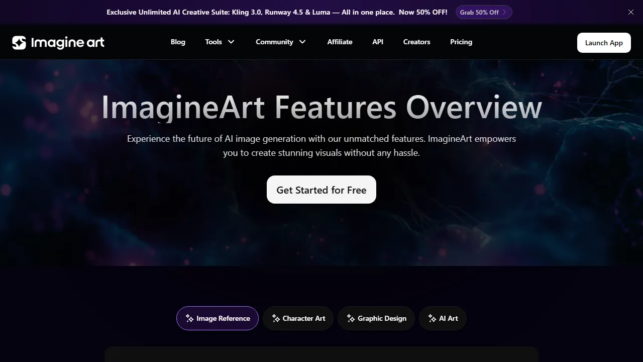 ImagineArt features, image AI tool