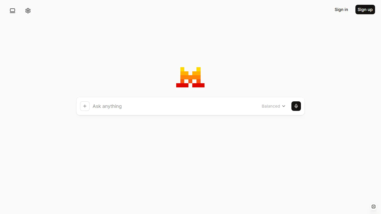 Le Chat homepage, chat & models AI tool