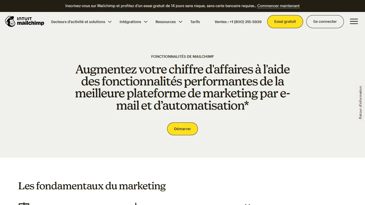 Mailchimp AI features, marketing & seo AI tool