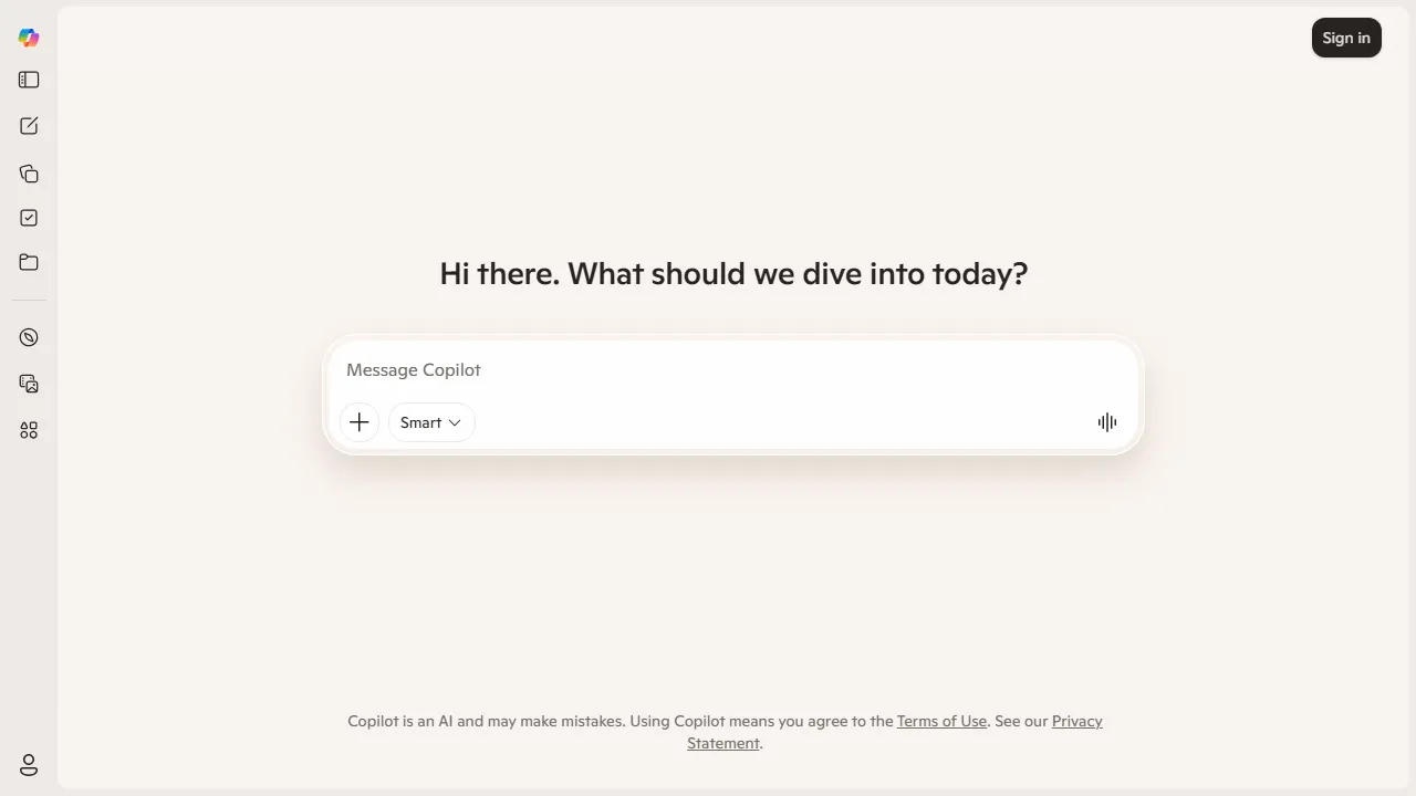 Microsoft Copilot features, chat & models AI tool