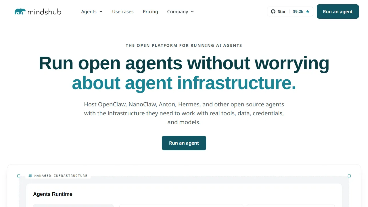 MindsDB MCP homepage, mcp & connectors AI tool