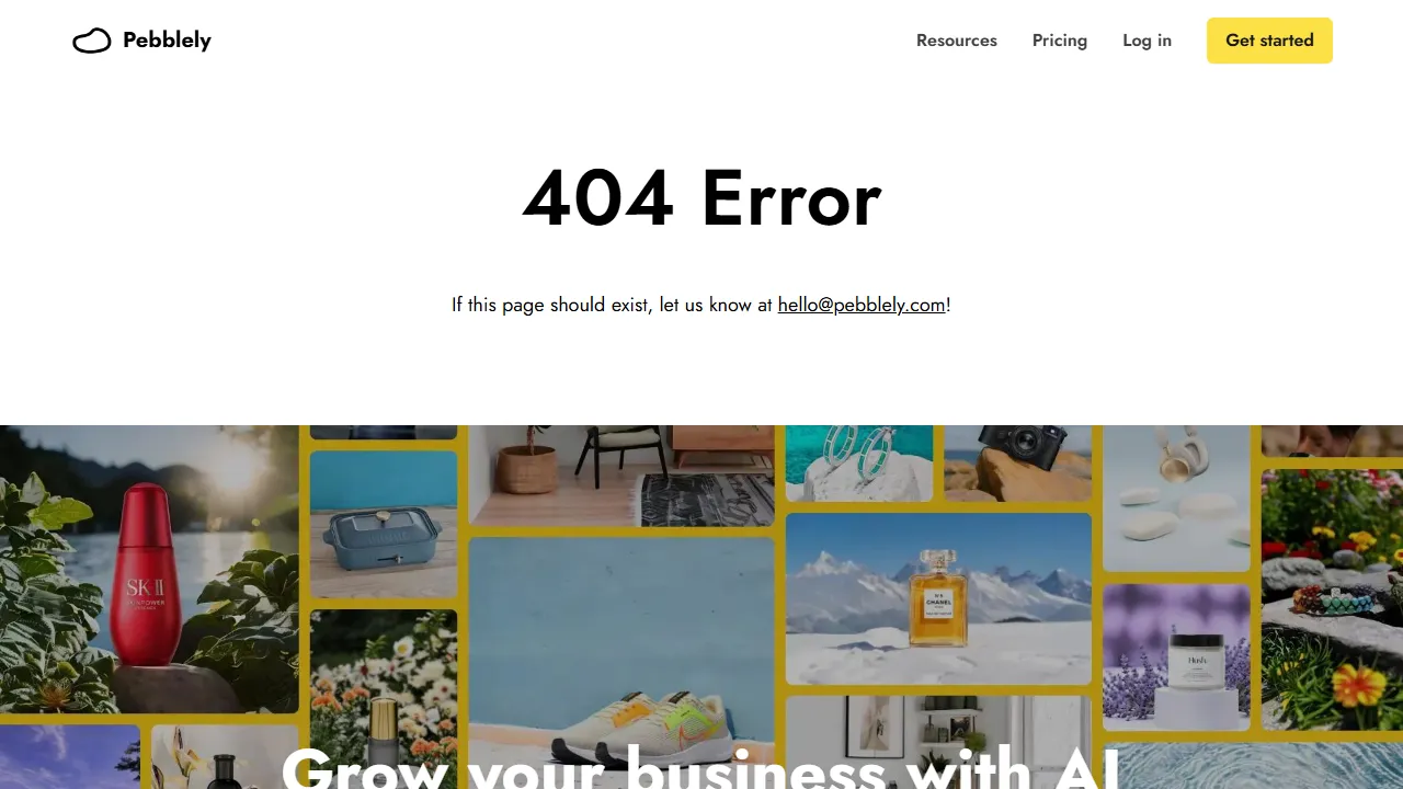 Pebblely features, image AI tool