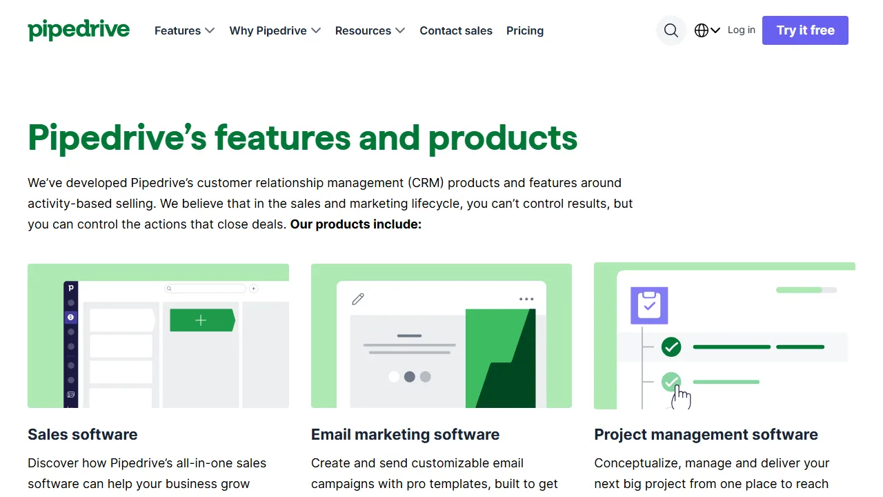 Pipedrive AI features, customer support & sales AI tool