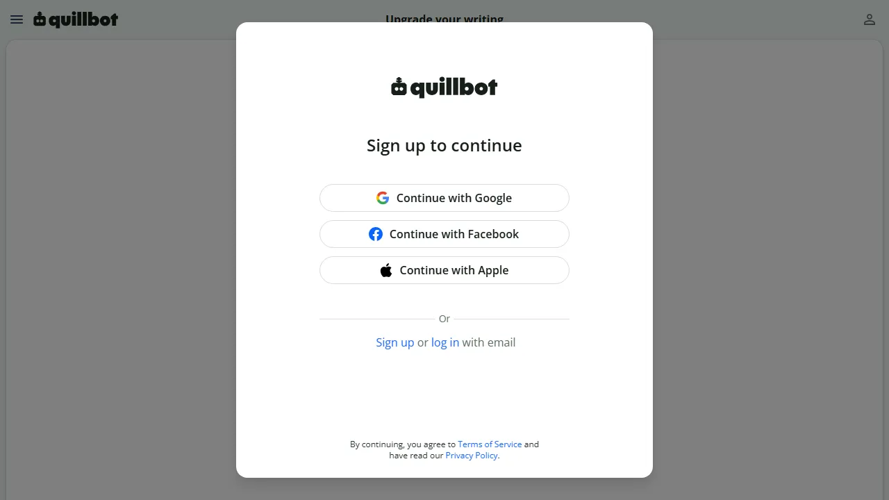 QuillBot pricing page: plans and rates