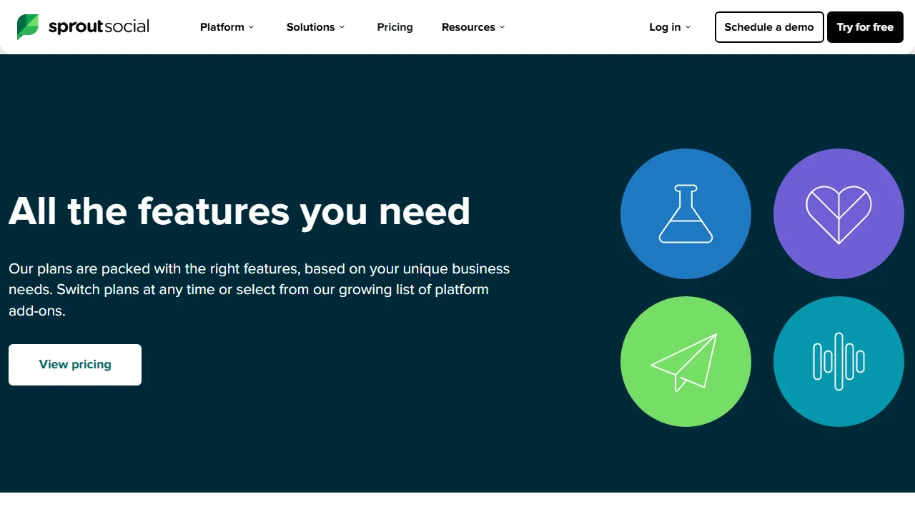 Sprout Social AI features, marketing & seo AI tool