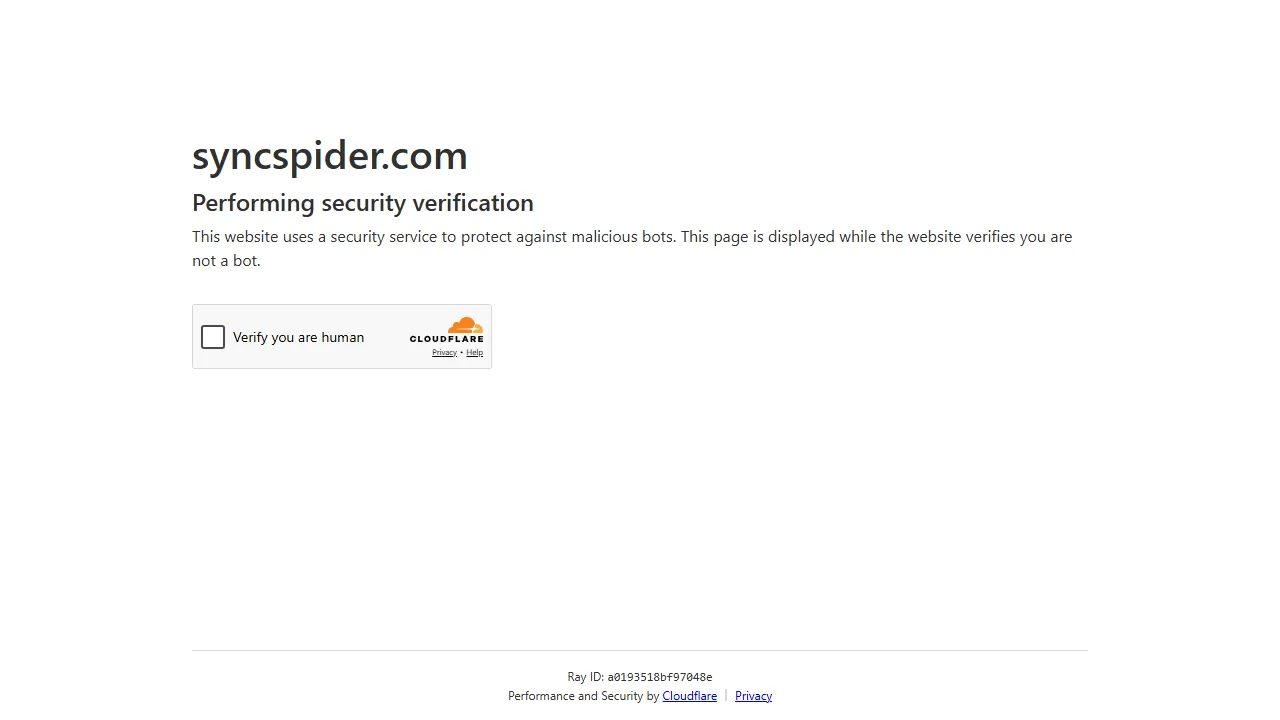 SyncSpider homepage, automation AI tool