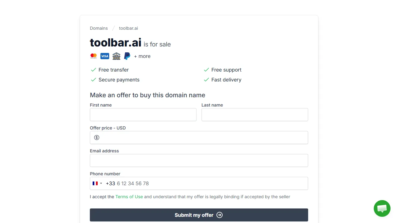 ToolBar AI homepage, video AI tool