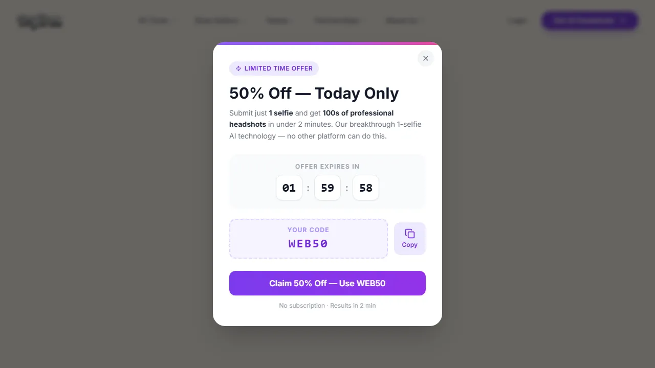 Try It On AI pricing page: plans and rates