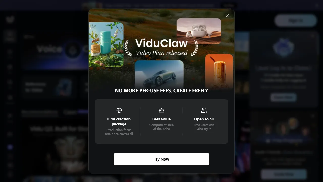 Vidu features, video AI tool