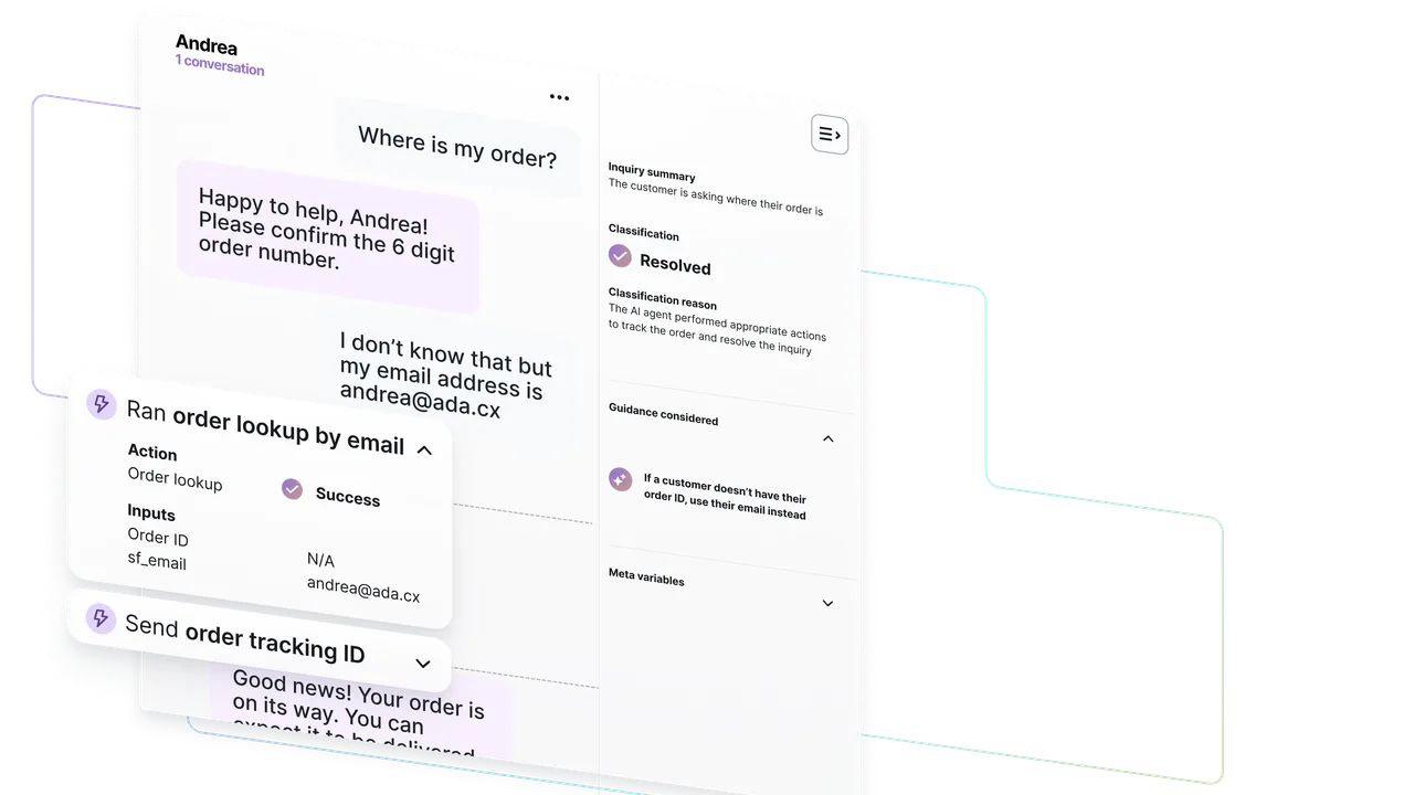 Ada dashboard view