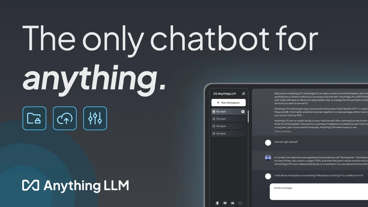 AnythingLLM dashboard view