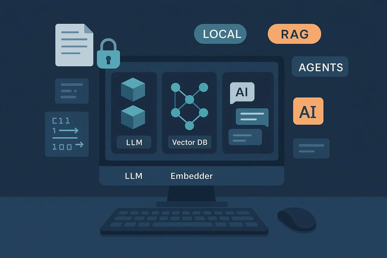 AnythingLLM in action, chat & models AI tool