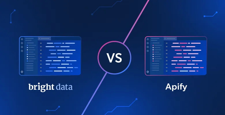 Apify dashboard view