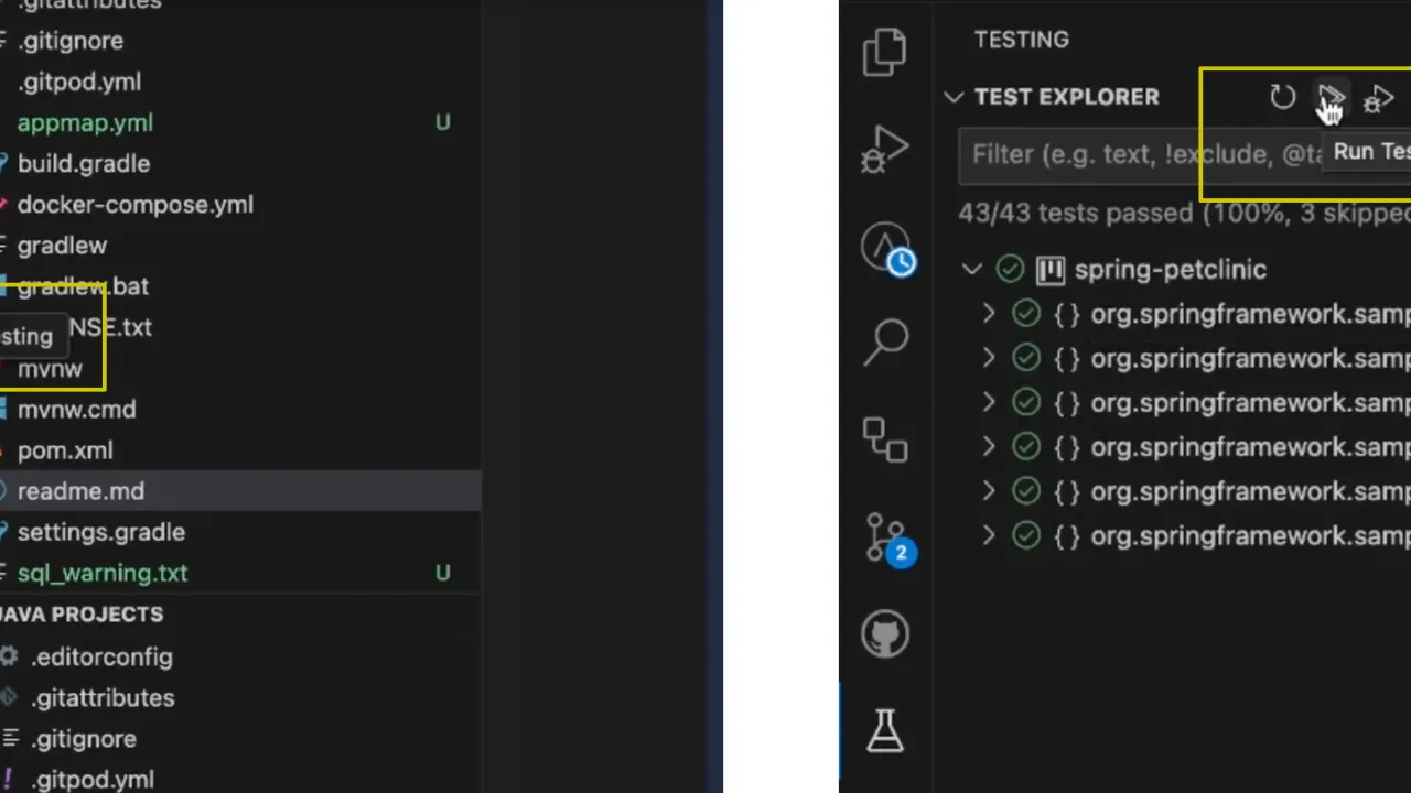 AppMap interface in use