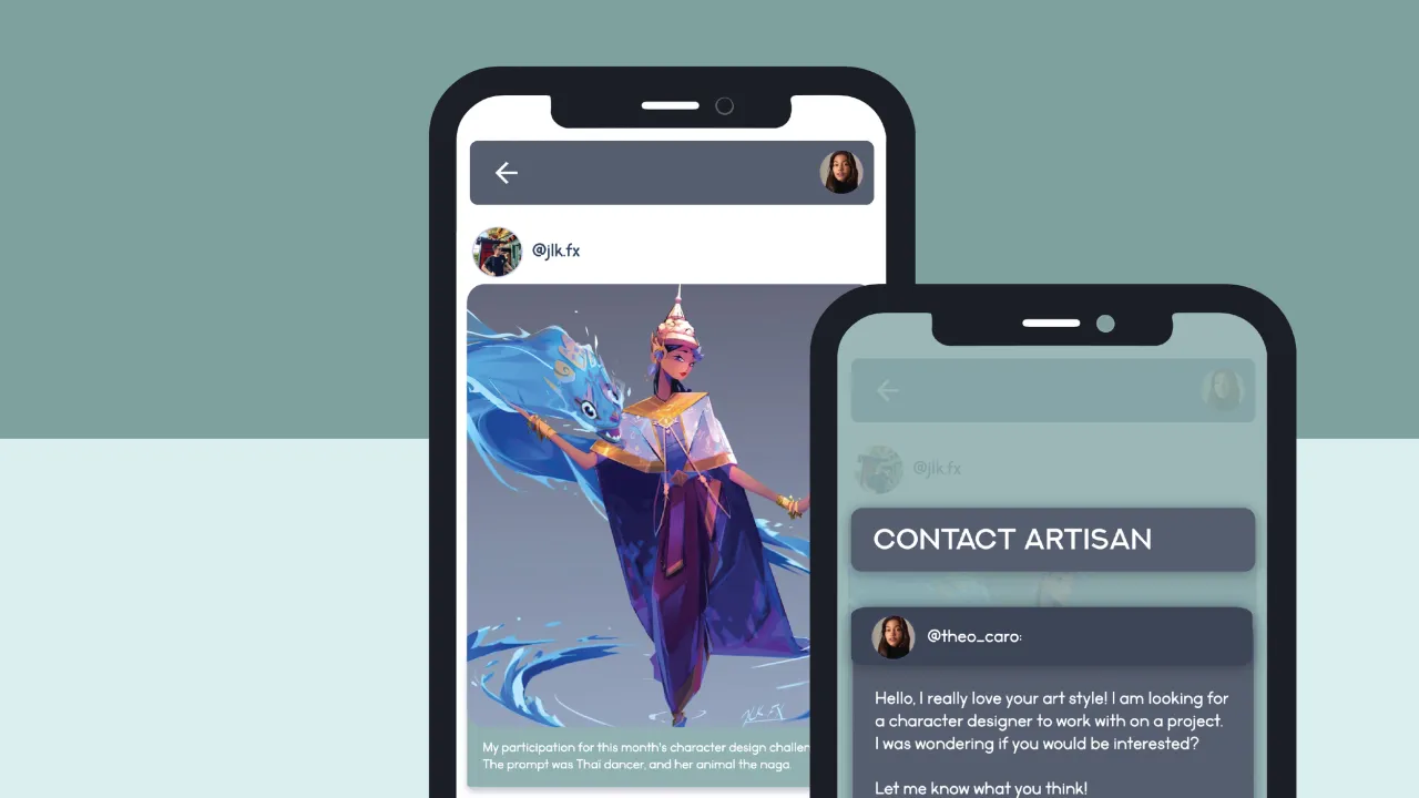 Artisan dashboard view