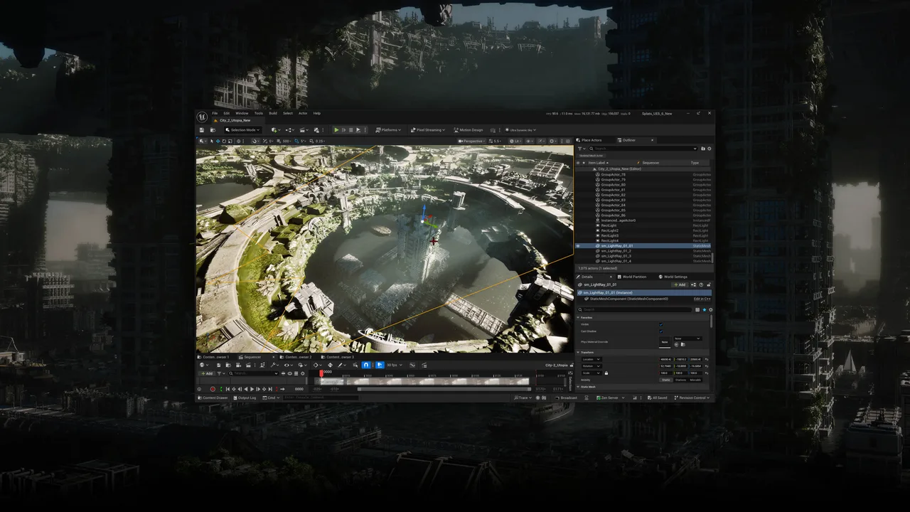 Atlas interface in use