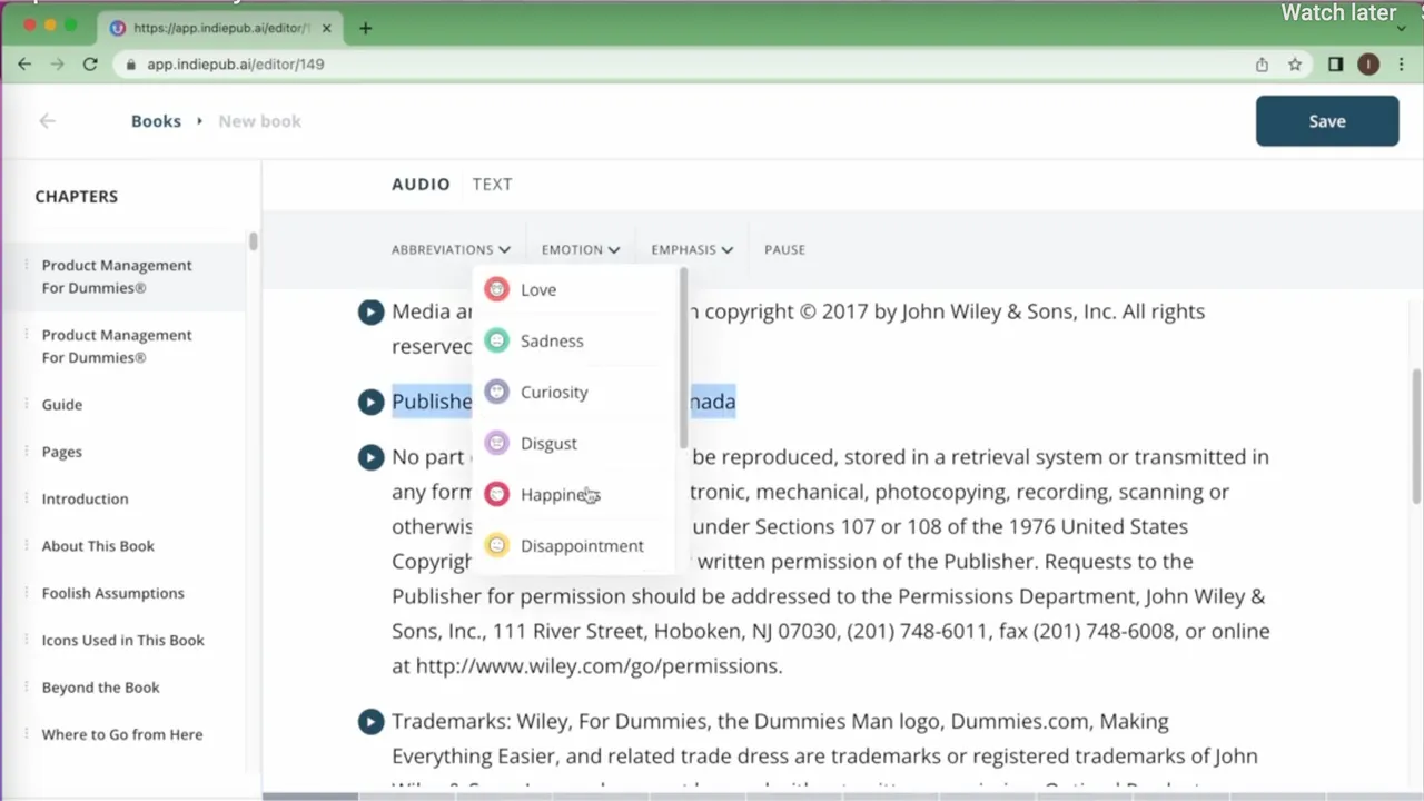 AutoRegex interface in use