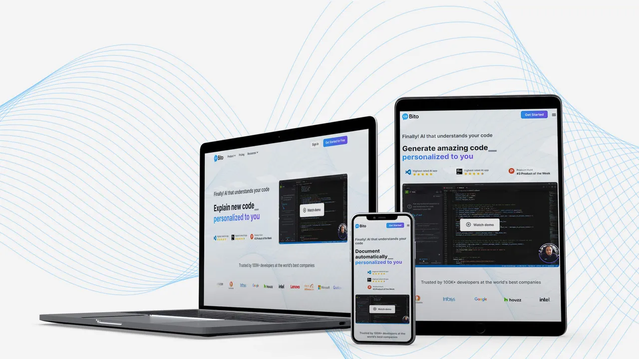 Bito app screen