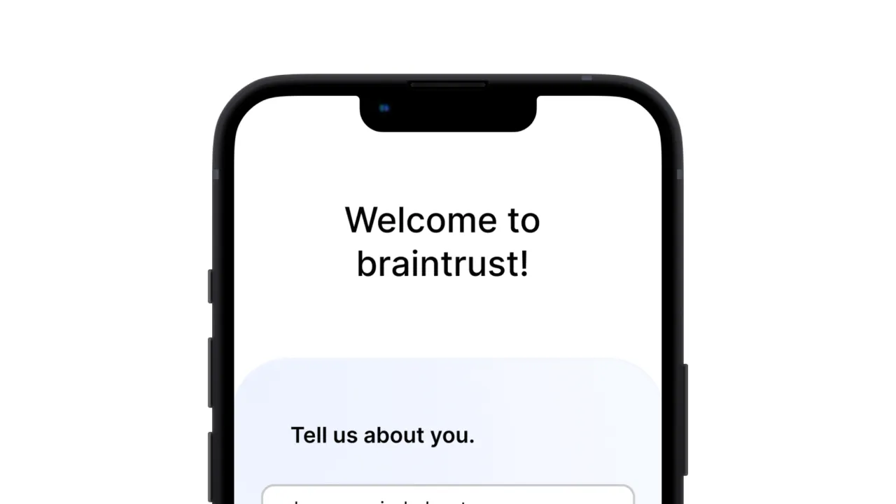 Braintrust dashboard view