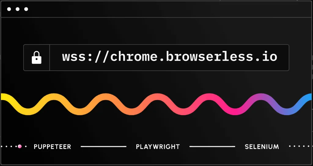 Browserless interface in use