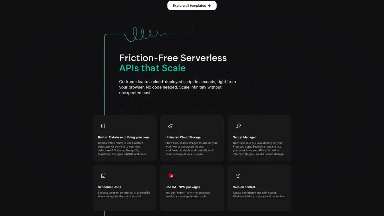 BuildShip interface in use
