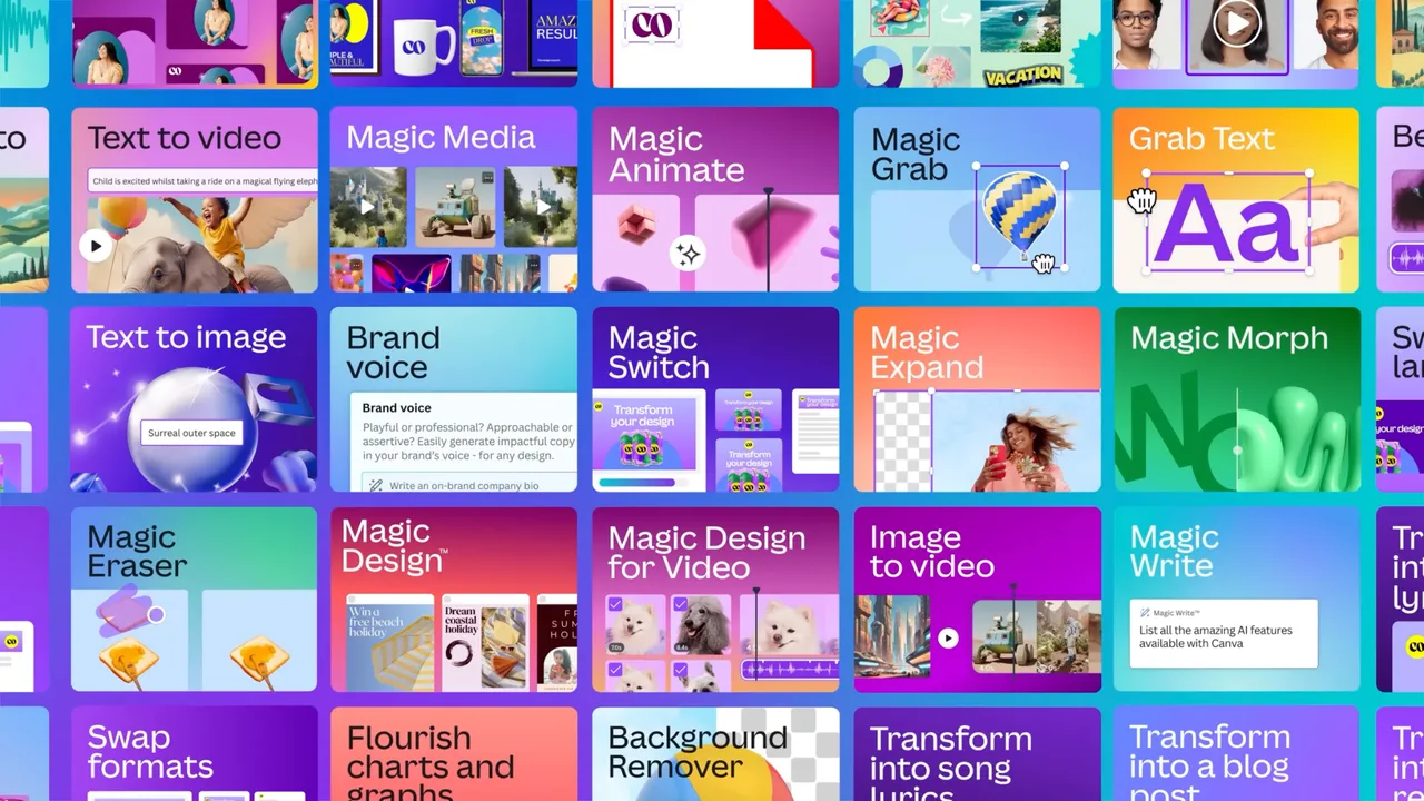 Canva Magic Studio app screen