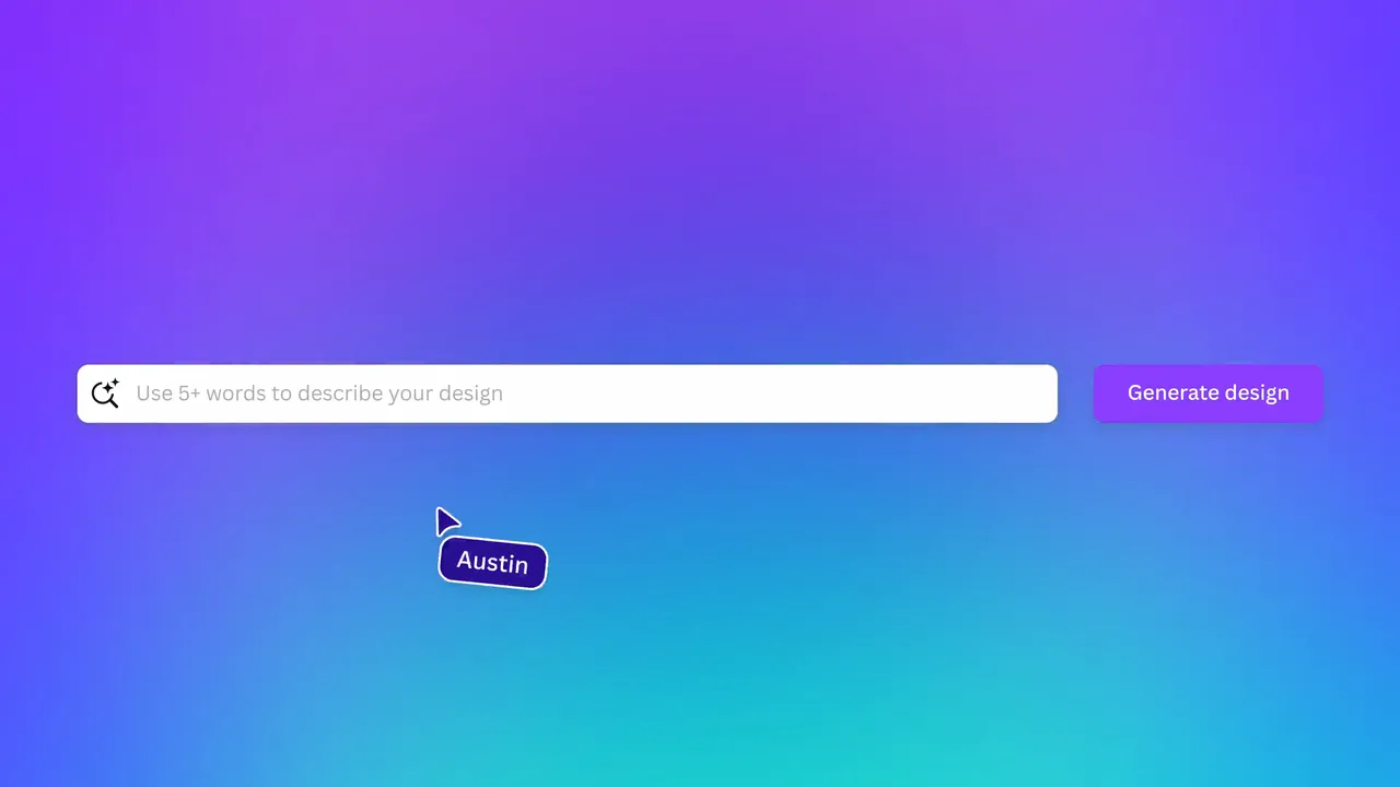 Canva Magic Studio interface in use