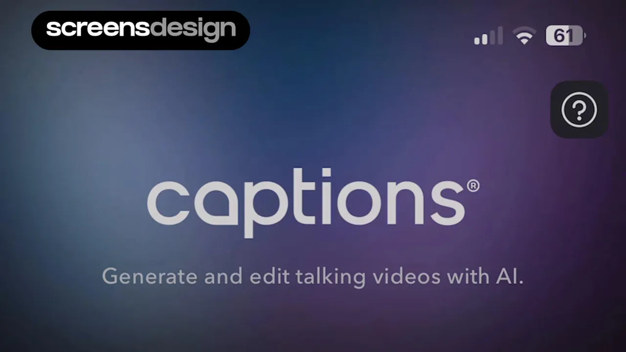 Captions dashboard view