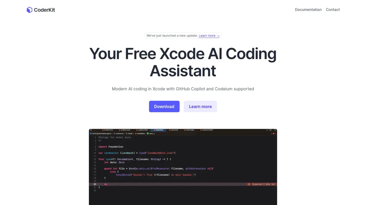 Codeium interface in use
