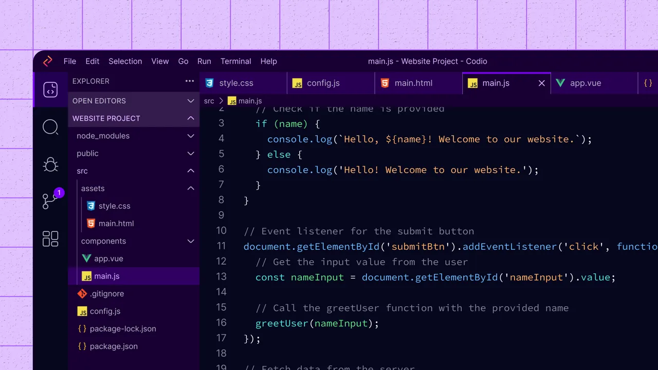 CodiumAI interface in use