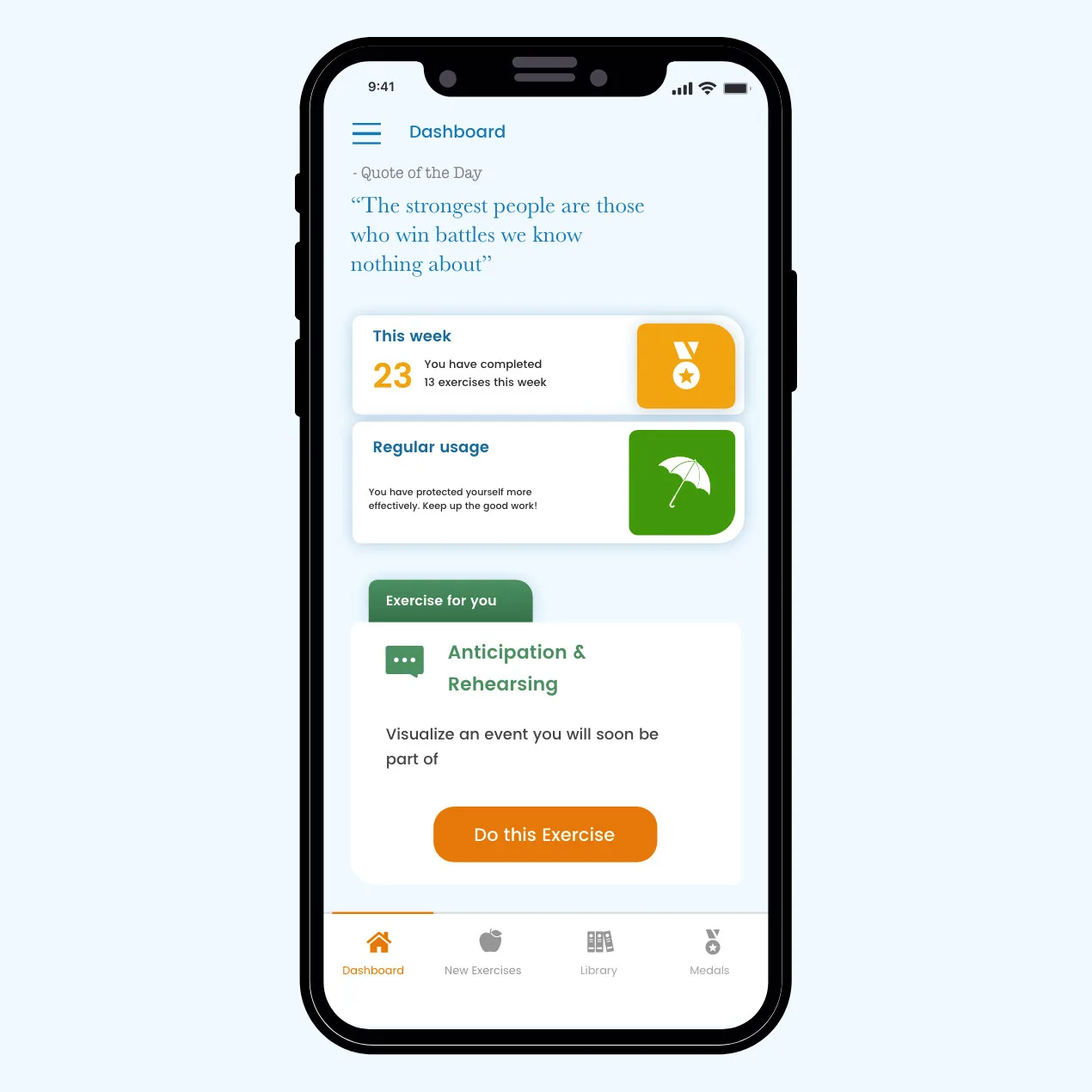 Cogito Notes interface in use