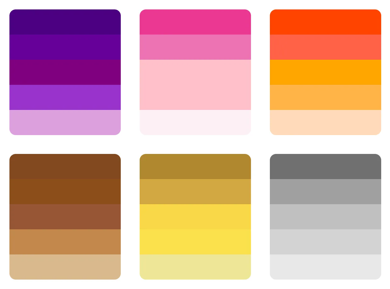 Coloors Slides interface in use