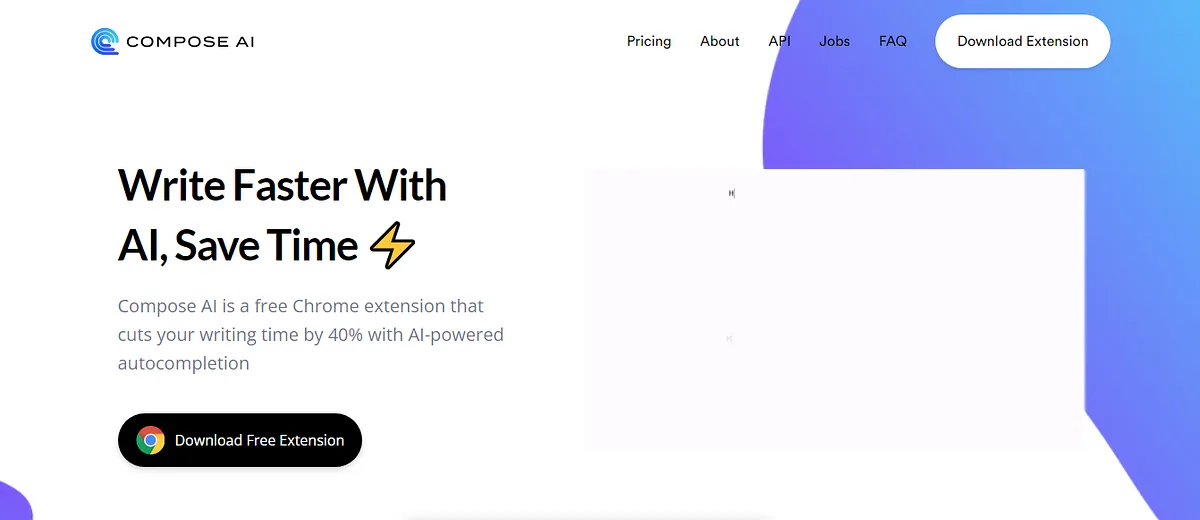 Compose AI dashboard view